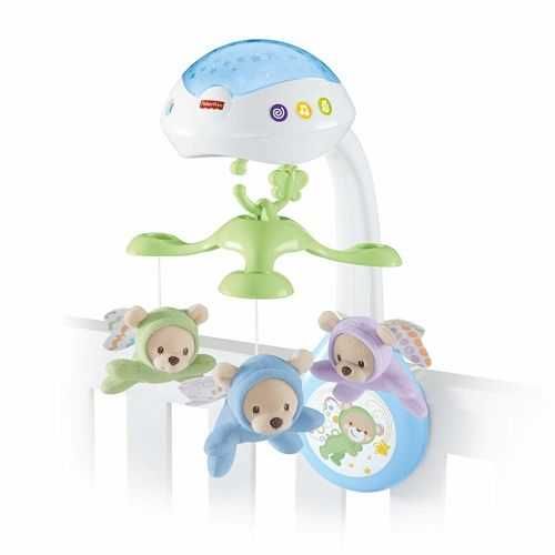 Karuzela projektor fisher price z misiami