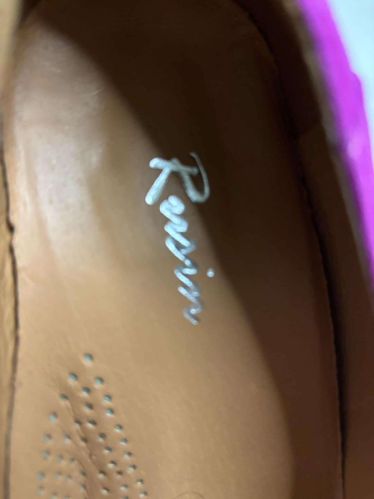 Buty na obcasie Rusin skóra naturalna