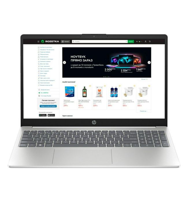 Ноутбук HP Laptop 15s/rayzen 4500/RAM 16gn/SSD 512/Батарея 4-5часов
