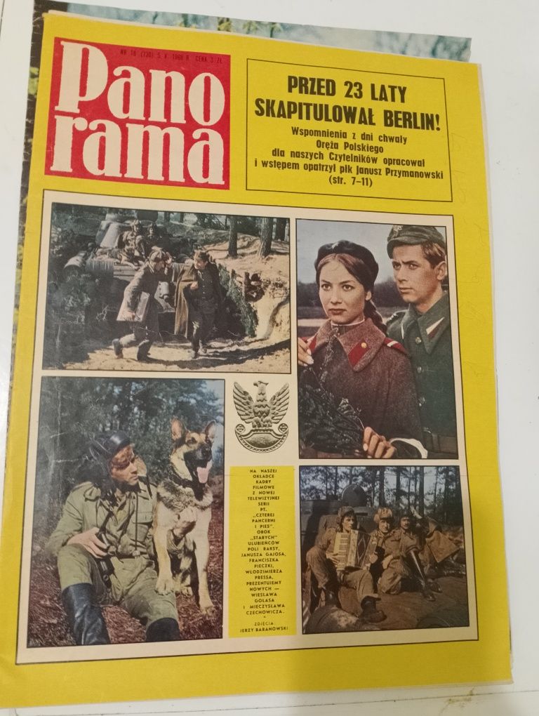Sprzedam stare czasopisma z  1968!! Oryginał!! PANORAMA

Tylko