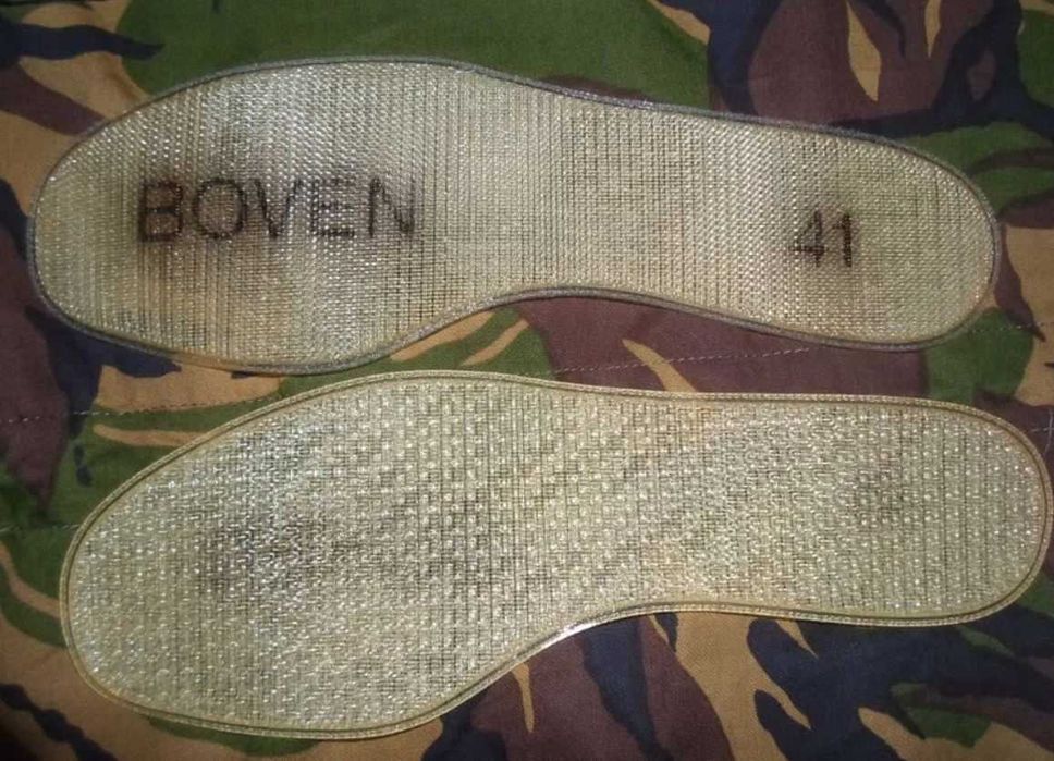 Wojskowe Holenderskie Wkładki do Butów BOVEN r.43 anty-potne