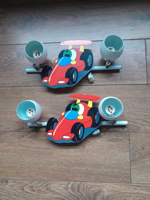 Lampka lampa kinkiet  dla chłopca dziecka dziecięcy  auto autko