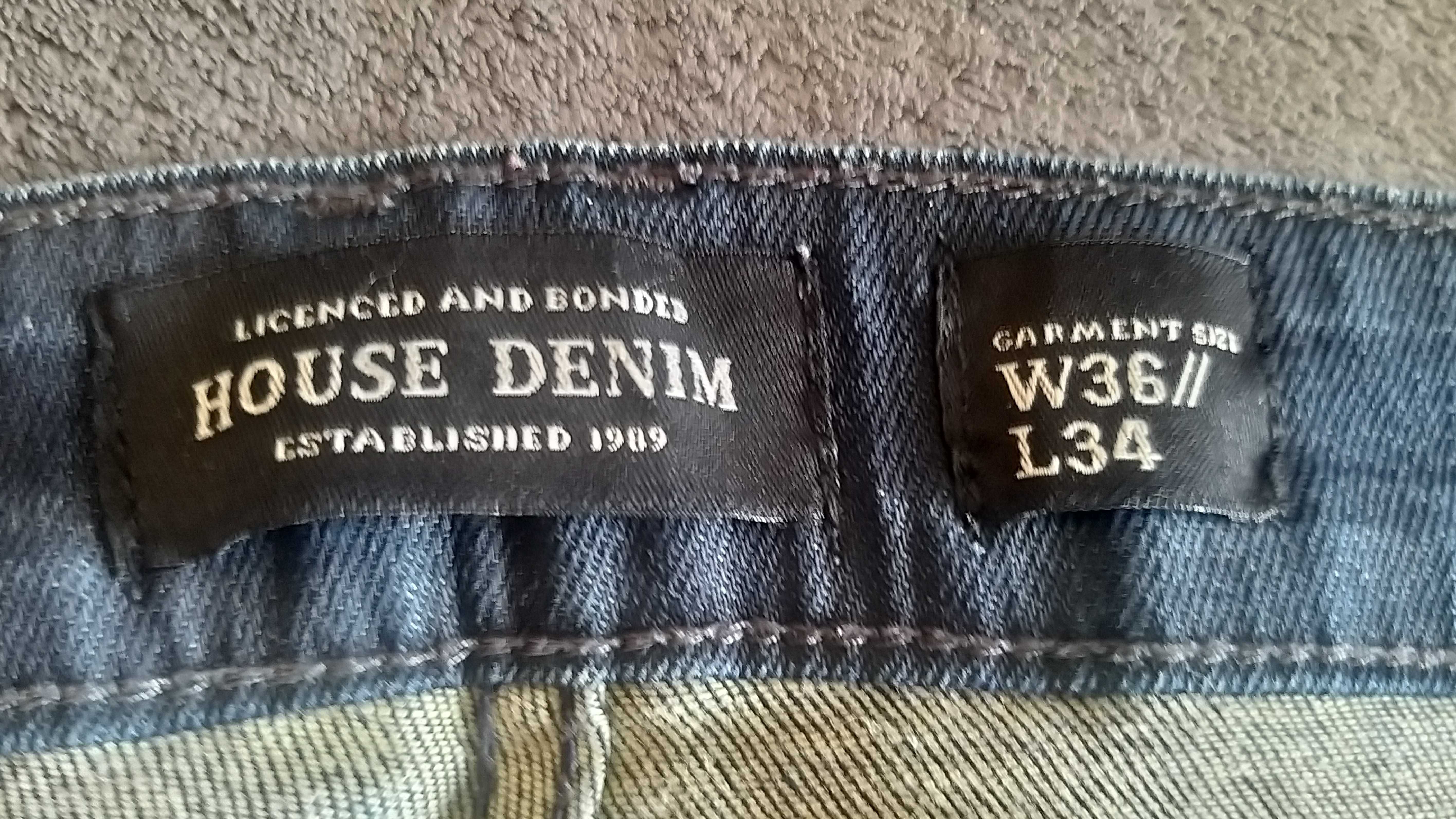 Spodnie męskie jeans House Denim W36/L34