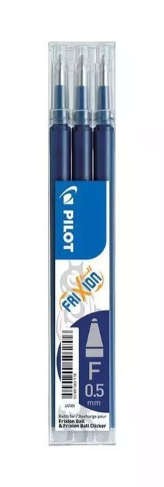Wkład do długopisu Frixion BalClicker 0.5 granatowy, 3 sztuki