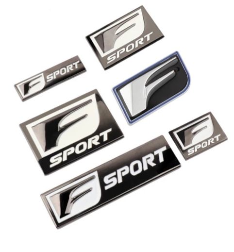 Эмблемы значки шильдик F-Sport для Lexus,Toyota на крыло багажник