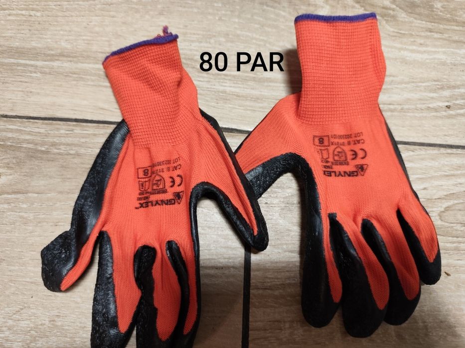 Rękawice robocze podgumowane 8