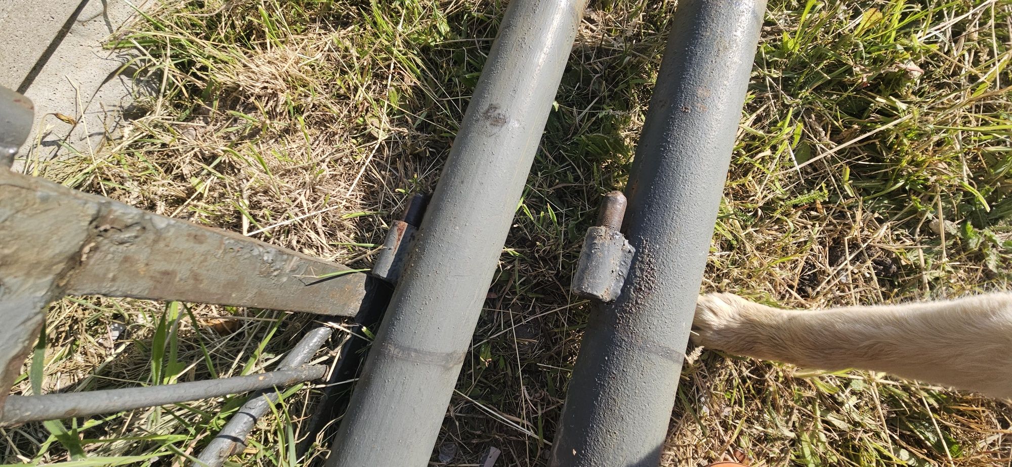 Brama wjazdowa na działkę tymczasowa
