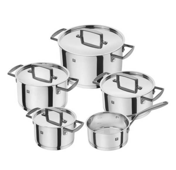 Набір посуду Zwilling Bellasera 5 предметів чорне золото