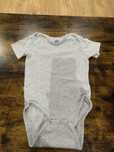 Body szare szary krótki rękaw H&M 86