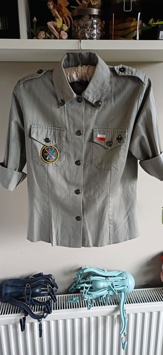 Koszula ZHP, spódniczki ZHP, harcerskie