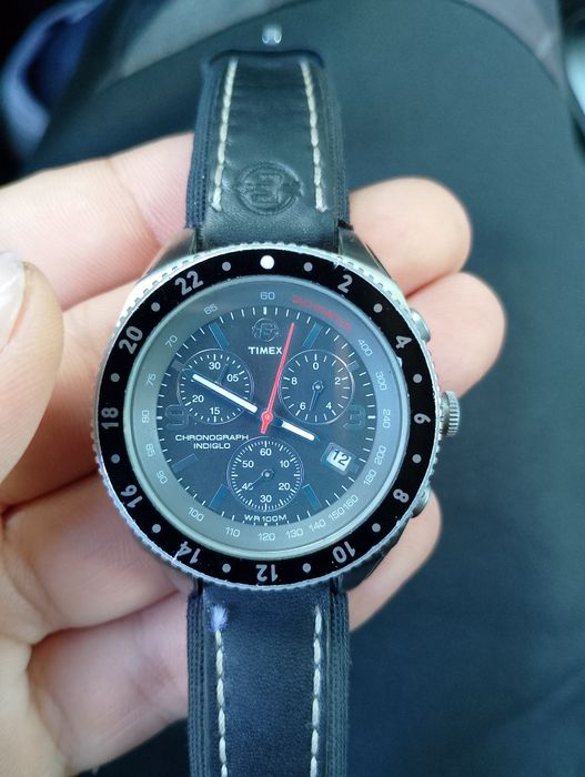 Relógio Timex Chronograph Indiglo WR 100M