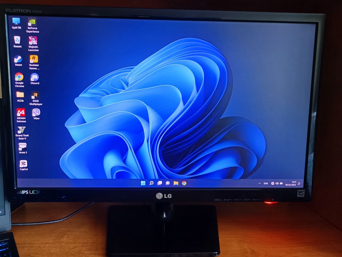 Монітор LG 23 IPS LED HDMI DVI VGA в ідеальному стані з Європи
