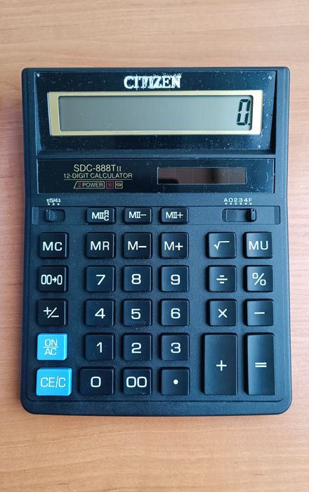 Калькулятор Citizen SDC-888x
