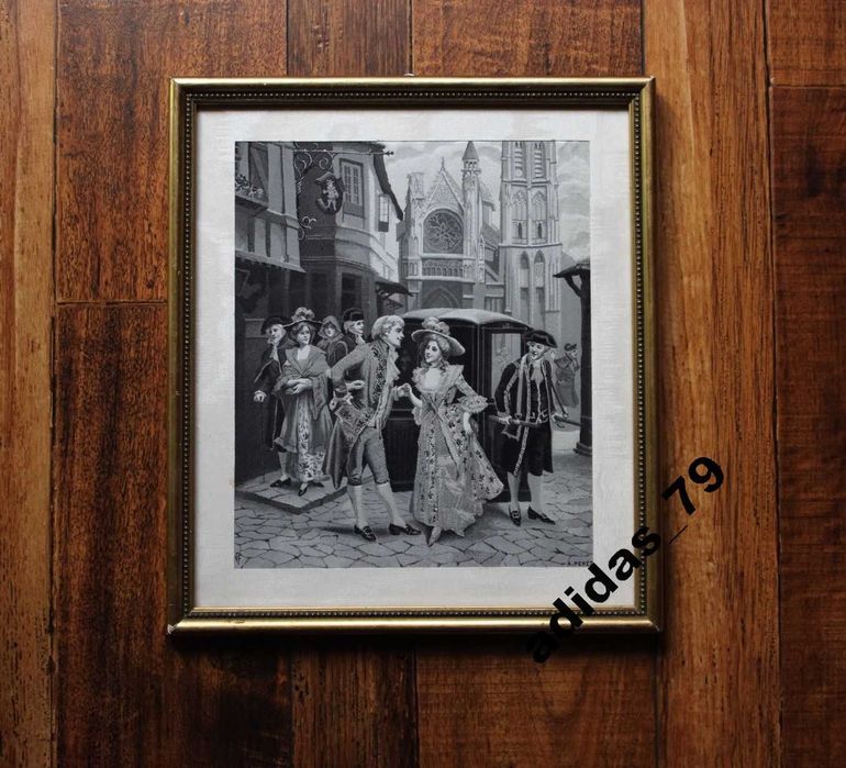 Картина гобелен шелковый, Neyret Freres, до 1917 года