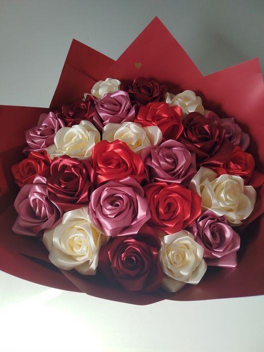 Bukiet dużych róż 25 sztuk