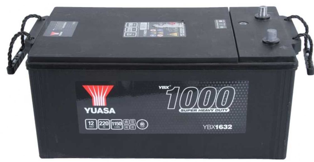 Akumulator YBX1632  YUASA 220AH 1150A Radom- Dostawa-cały kraj