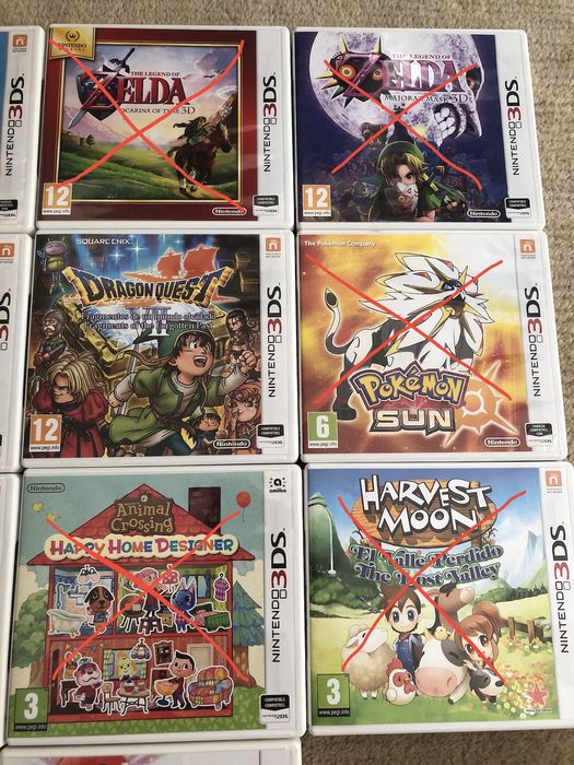 Jogos Nintendo 3DS (Preços Negociáveis) **LER DESCRIÇÃO PF**