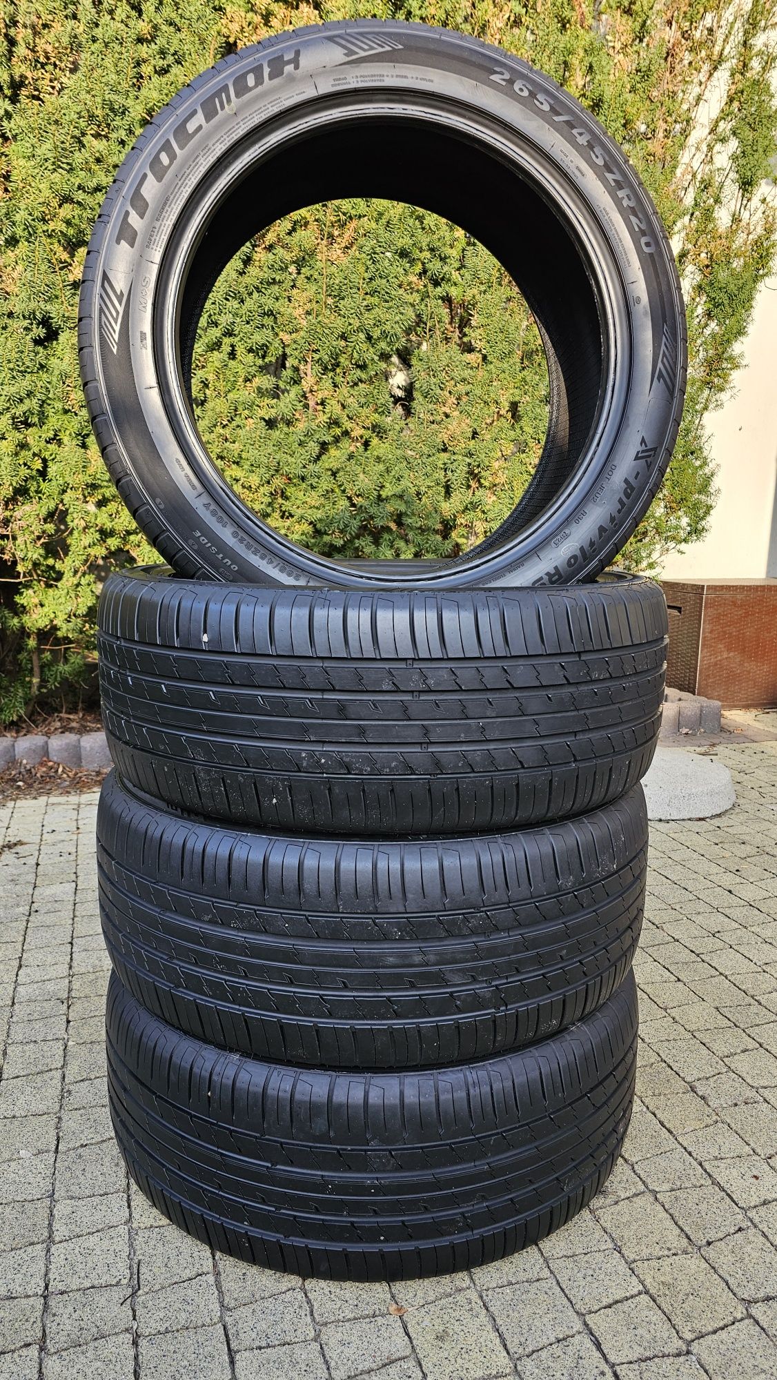 Komplet opon TRACMAX 265/45/20 letnie