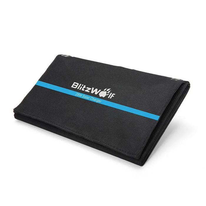 Kultowa ładowarka solarna USB Blitzwolf BW-L3 28W! Panel solarny.