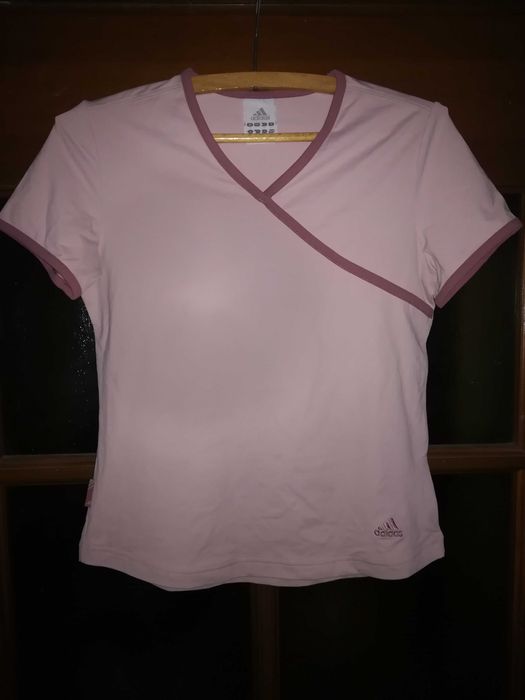 Treningowa koszulka top +czapka Adidas S M 36 38 fitness siłownia Nike