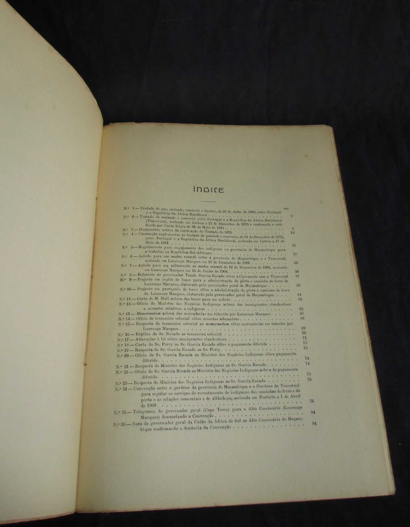 Livro Relações com a África do Sul até a Convenção de 1909