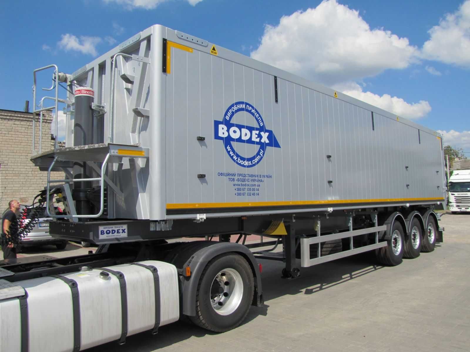 2025 Полуприцеп самосвал BODEX SAF Intrax 55м3 Гарантія Можна з ПДВ