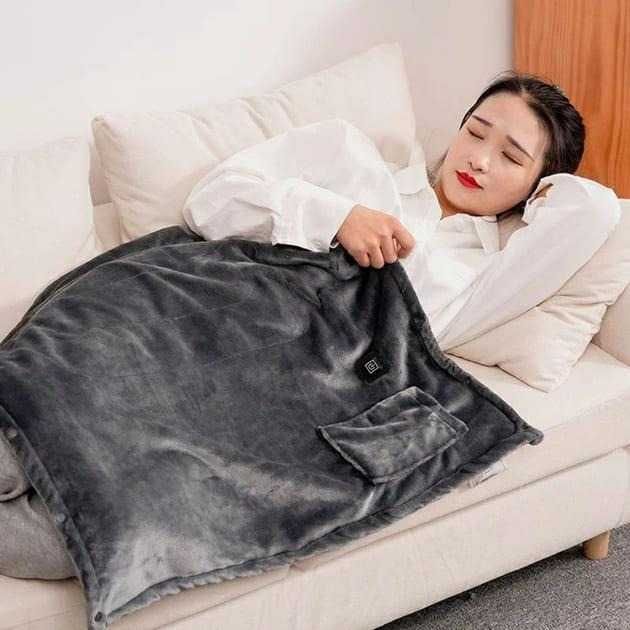 Электропростынь, плед с подогревом 160*80 см на USB