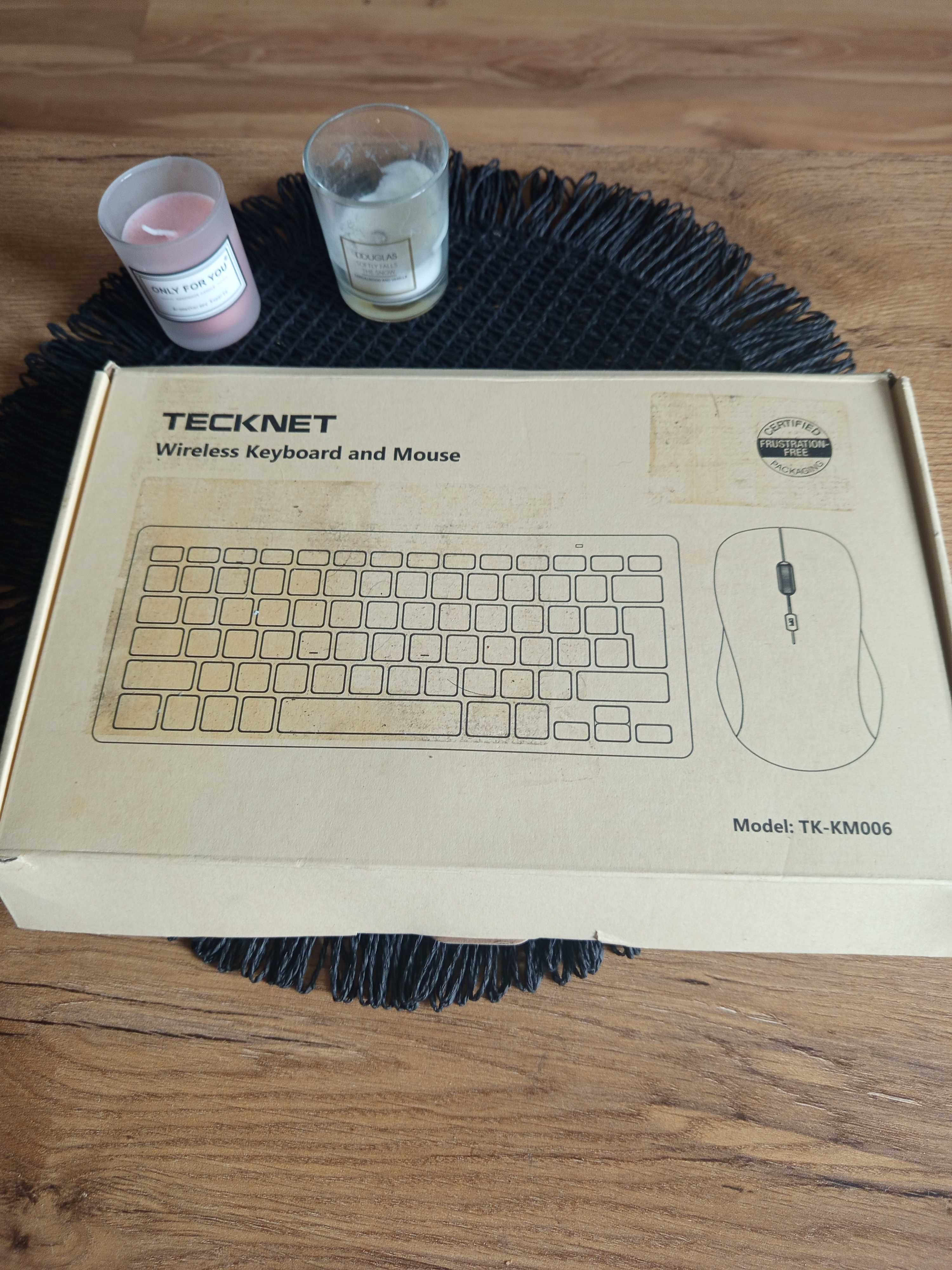 Klawiatura TK KM006+mysz(mini) Wireless keyboard and mause