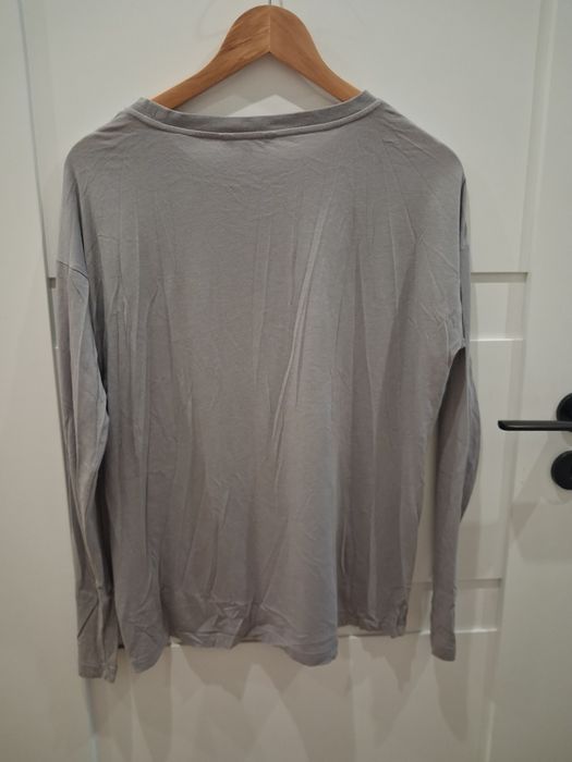 Tommy Hilfiger bluzka szara damska z jedwabiem. M