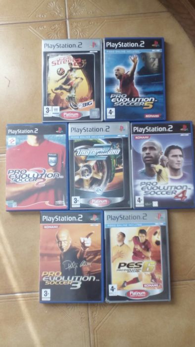 PS 2 com jogos e volante