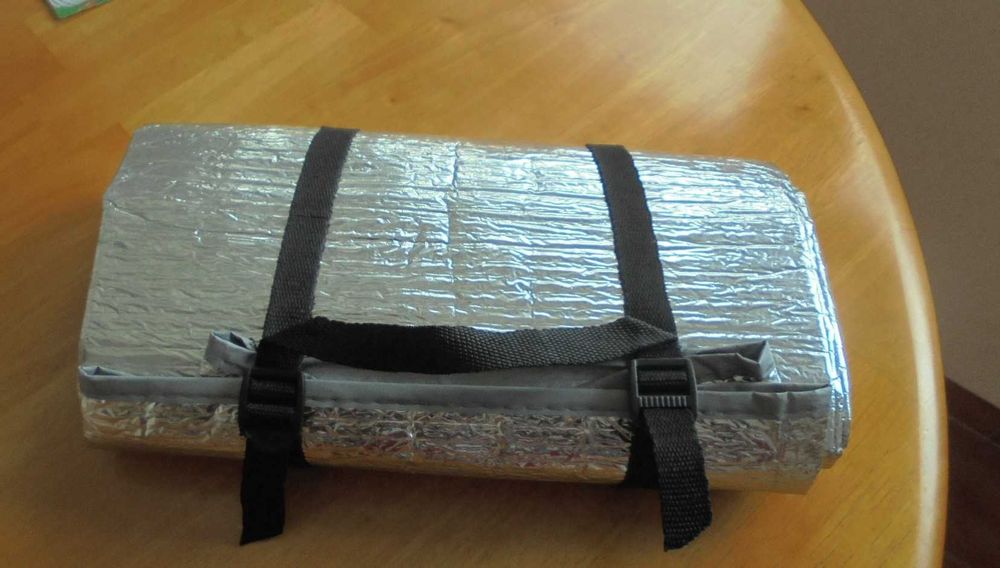 Mata plażowa metalizowana 2 sztuki