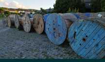 Lote bobines de madeira