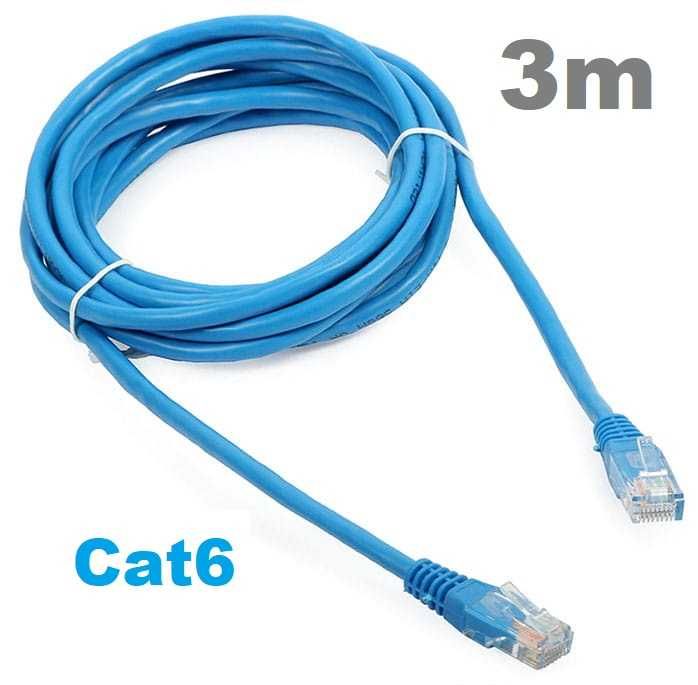 Kabel sieciowy LAN Ethernet RJ45 UTP 3m Cat6 * Video-Play Wejherowo