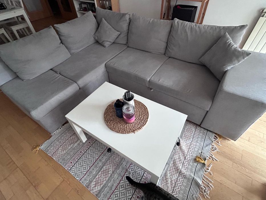 Sofa (chaise-longue) + (cama) + (arrumacao)