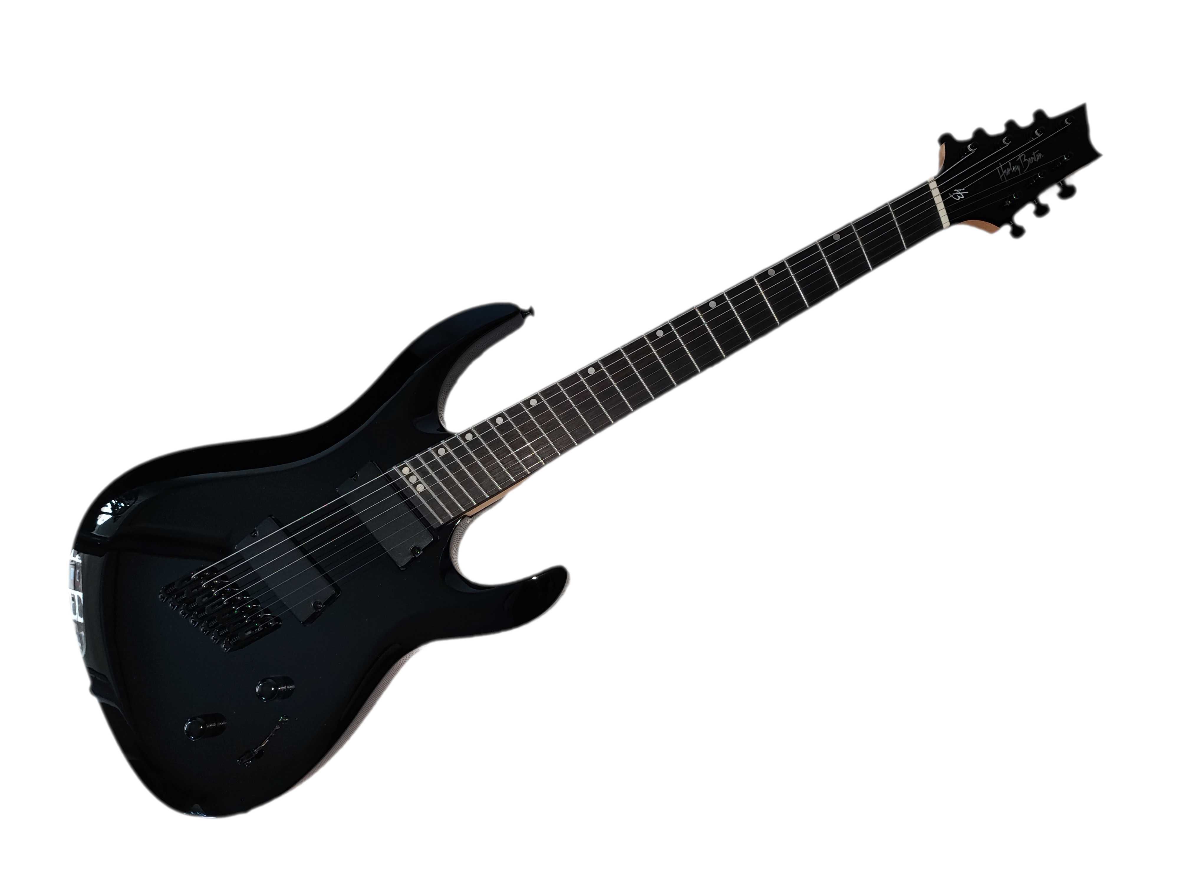 HARLEY BENTON R-457BK MultiScale nowa gitara 7-strunowa ustawiona