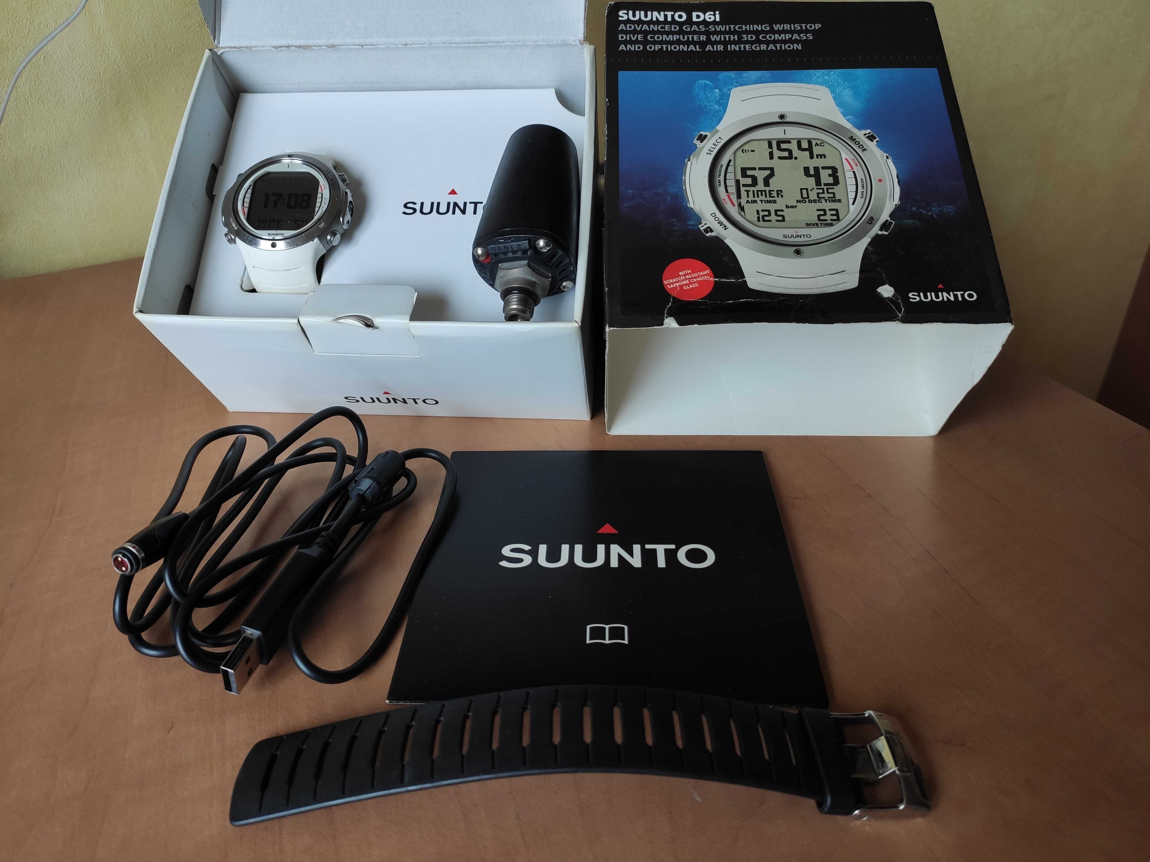 Компьютер для дайвинга Suunto D6i с трансмиттером