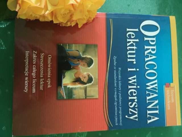 NOWA ,, Opracowania lektur i wierszy . Liceum ,technikum ,,
