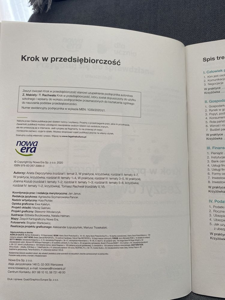 Krok w przedsiębiorczość liceum i technikum