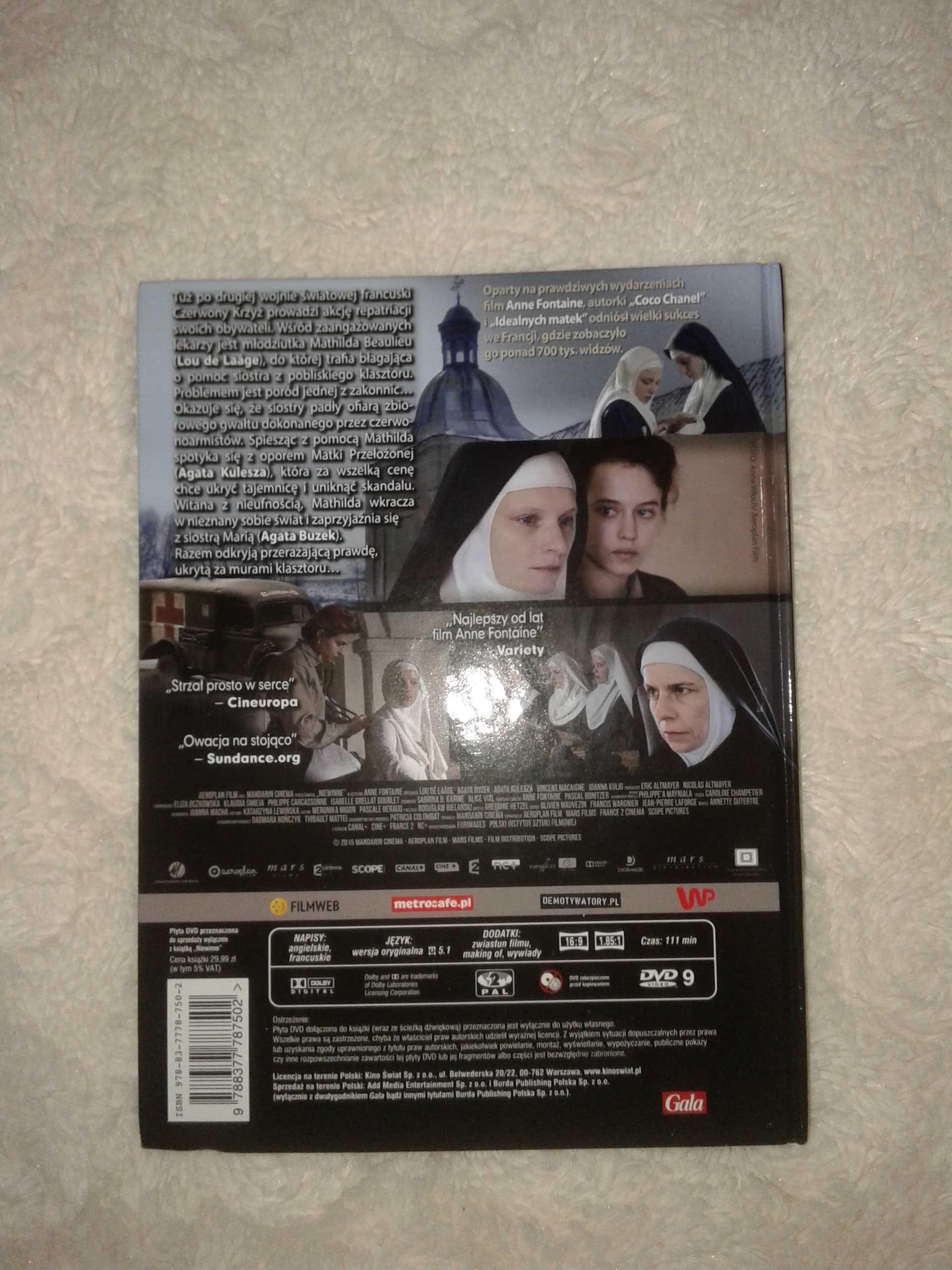 Niewinne - książka z filmem DVD