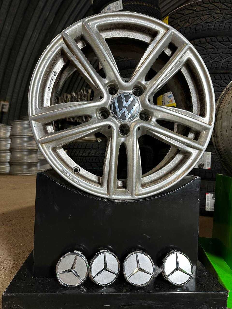 Диски титани Volkswagen 5X112 R17 7,5J ET40 DIA66  Mercedes skoda LR52