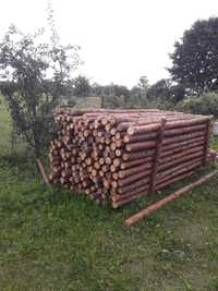 Steple budowlan drewnian 3.2m 10zl.pie zer zer sie sie pie trz trz dwa