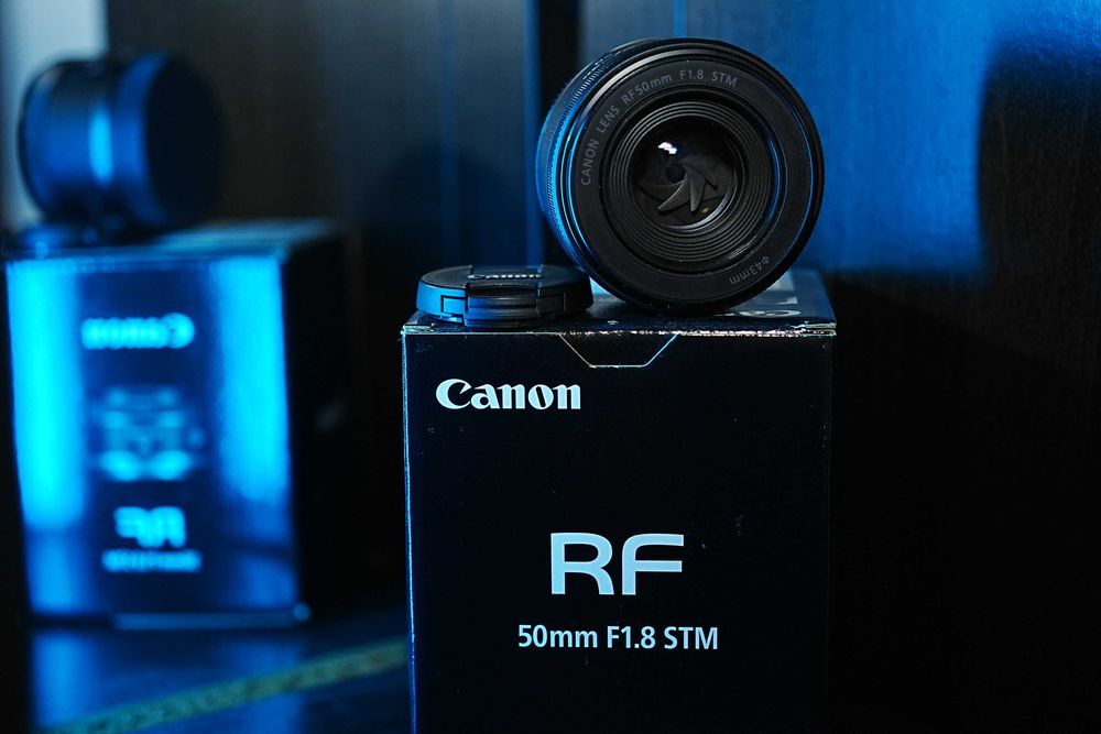Objetiva Canon RF 50mm f/1.8 STM – Como Nova
