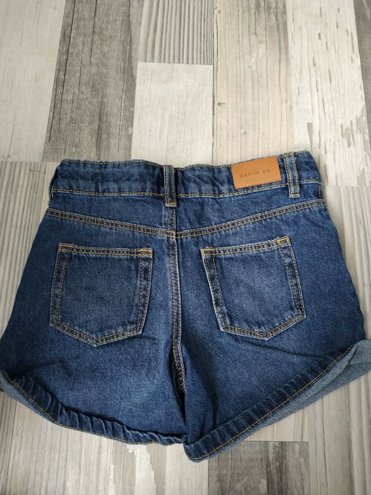 Spodenki dżinsowe denim  r. 134