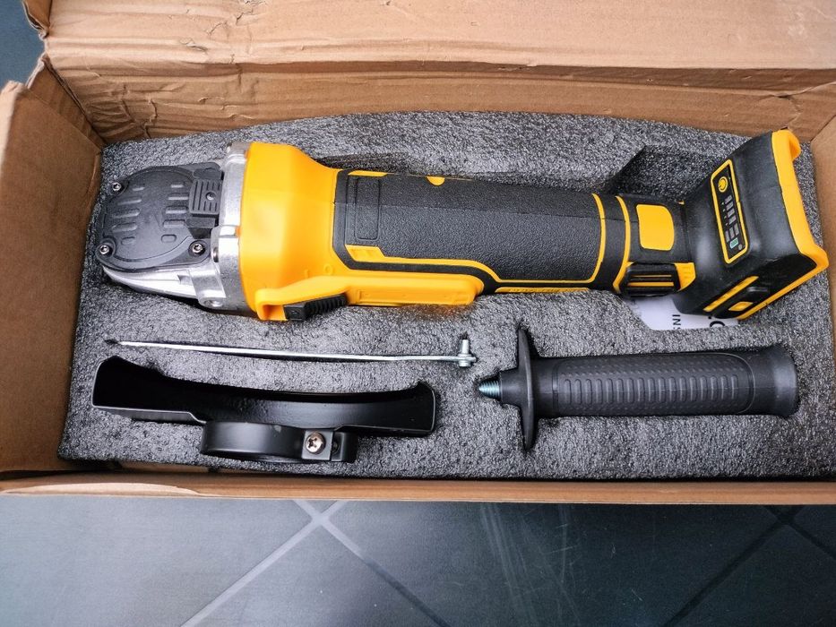 Болгарка акумуляторна кутова шліфмашинка акумуляторная Макіта Деволт