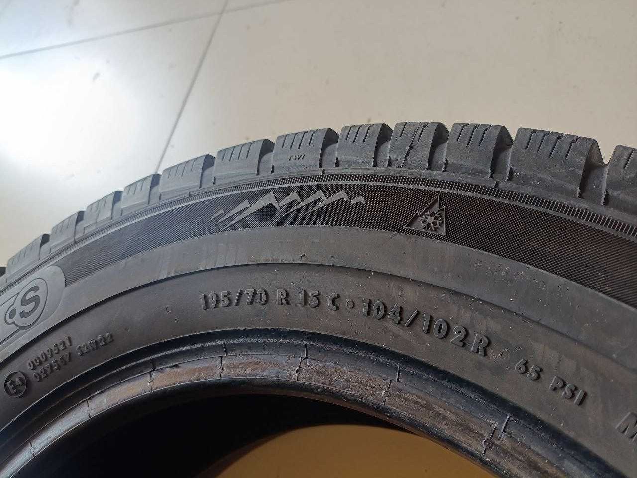 Пара шин б/у 195/70R15C 104/102R Points Winterstar 3 van