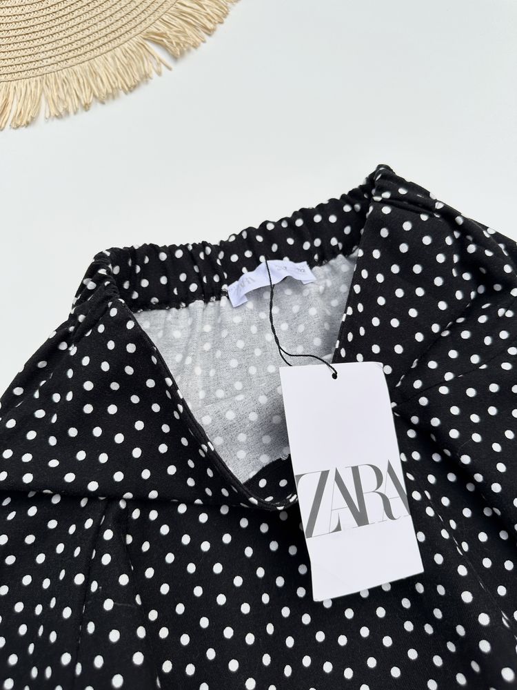 Трендова спідниця ZARA з воланами чорна юбка 6 7 9 10 років