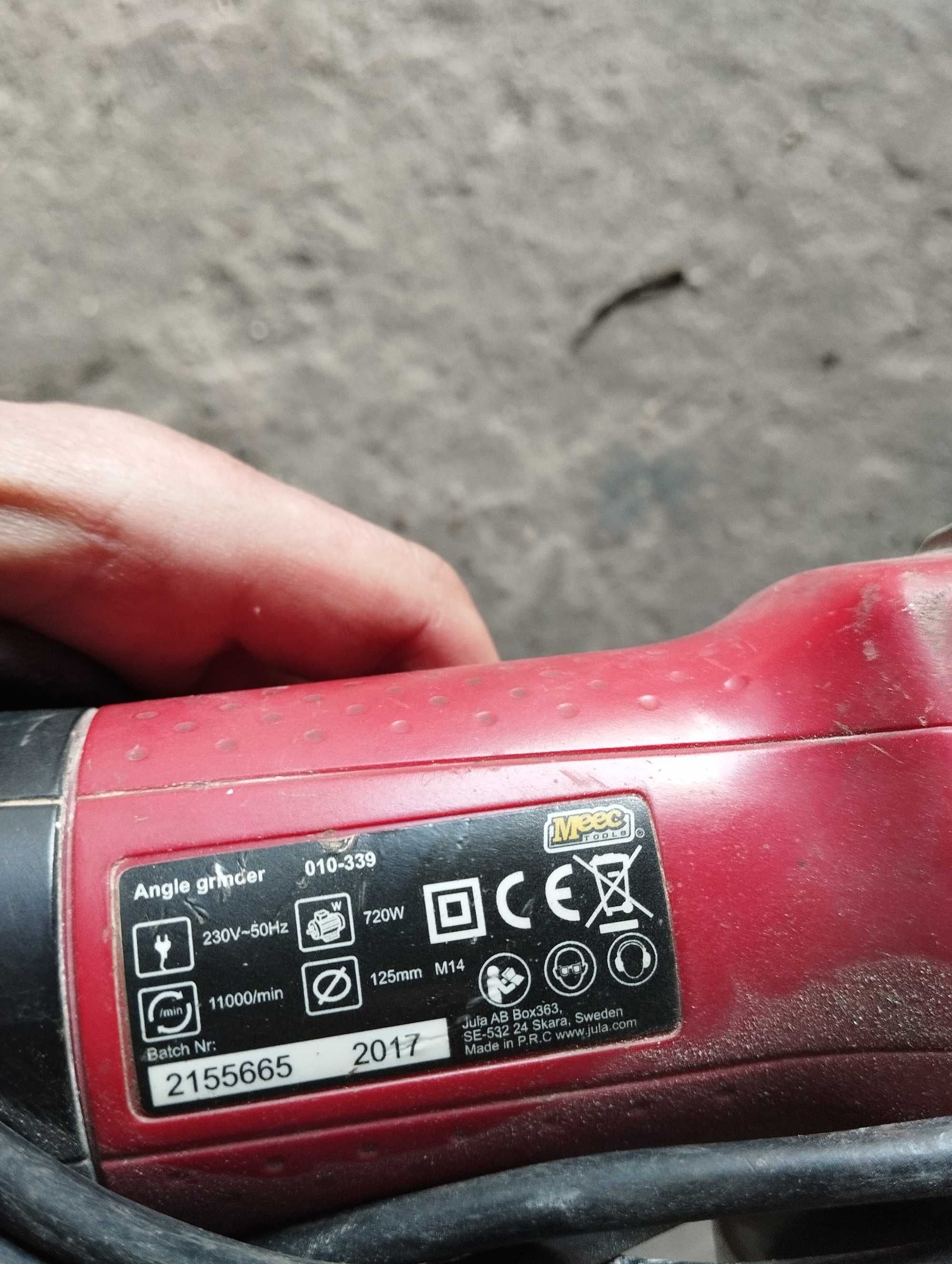 Szlifierka kątowa Meec Tools 720w 010-339