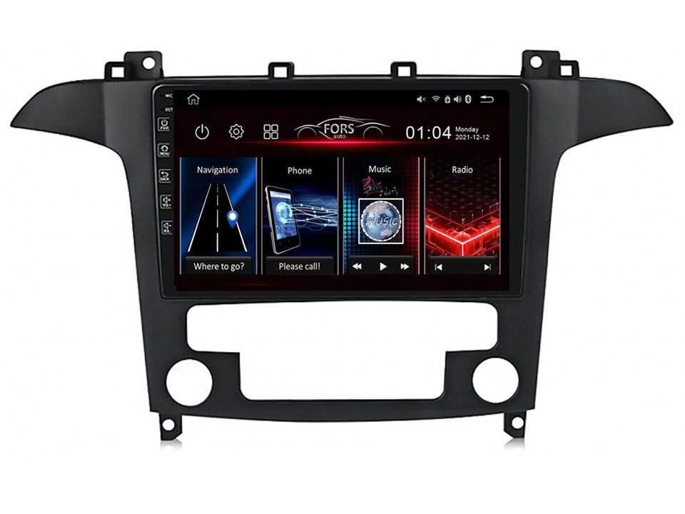 Radio samochodowe Android Ford S-MAX (9", Auto AC) 2007.-2008