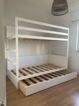 Beliche com 3 camas oferta colchao baixo