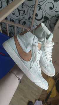 Nike Blazer Mid Fibreglass Blue Denim Effect vintage